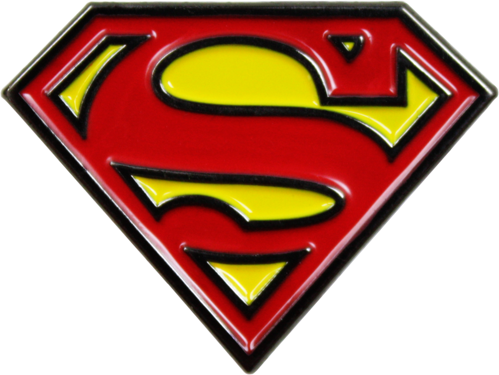 Enamel Pin - Superman - Classic Shield Logo - DC Comics - The Elevated Hippie
