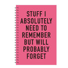 Funny Spiral Notebook boho clothing, festival outfit, hippie style apparel | Elevated Hippie