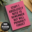 Funny Spiral Notebook boho clothing, festival outfit, hippie style apparel | Elevated Hippie