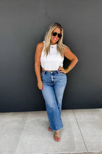 Take Sides Pinstripe Jeans – Bold, Flattering & Full of Boho Edge - The Elevated Hippie
