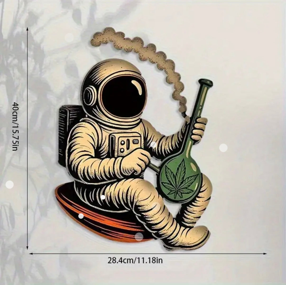 Iron Wall Art Space Man - The Elevated Hippie