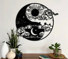 Iron Wall Art Ying and Yang Sky - The Elevated Hippie