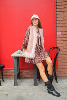 Sherpa Suede Boho Vest W/ Faux Fur - The Elevated Hippie