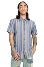 Vintage Striped Botton Down Shirt - The Elevated Hippie