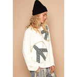 Vintage Washed Peace Patch Thermal – Soft Grunge Meets Boho Chill - The Elevated Hippie