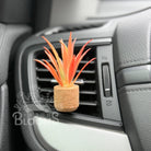 Orange Spikey Plant Vent Clip Car Air Freshener (Reusable) - The Elevated Hippie