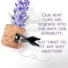 Orange Spikey Plant Vent Clip Car Air Freshener (Reusable) - The Elevated Hippie