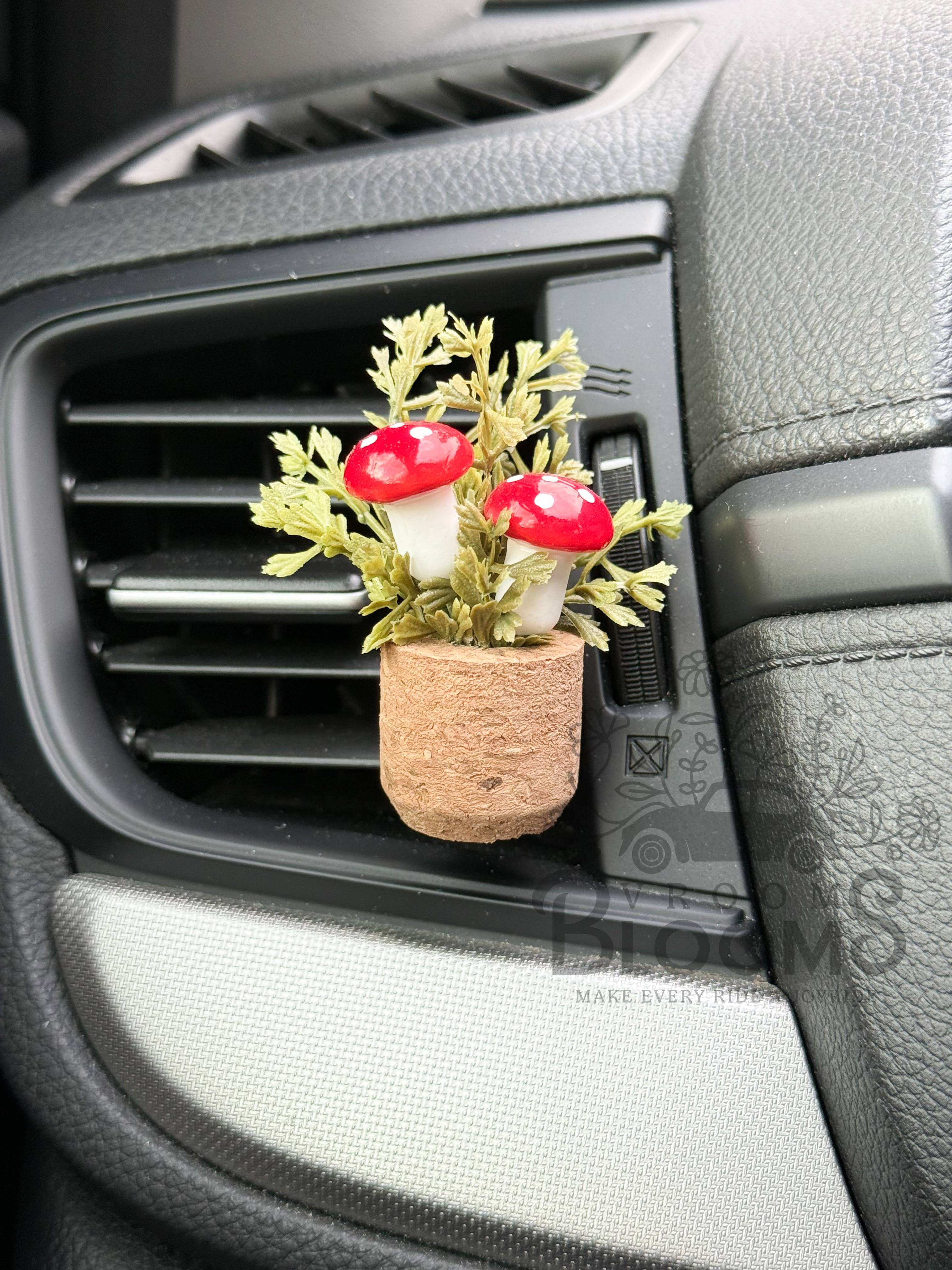 Mushroom Vent Clip Car Air Freshener Diffuser (Reusable) - The Elevated Hippie