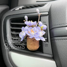 Purple Cherry Blossom Vent Clip Car Air Freshener (Reusable) - The Elevated Hippie