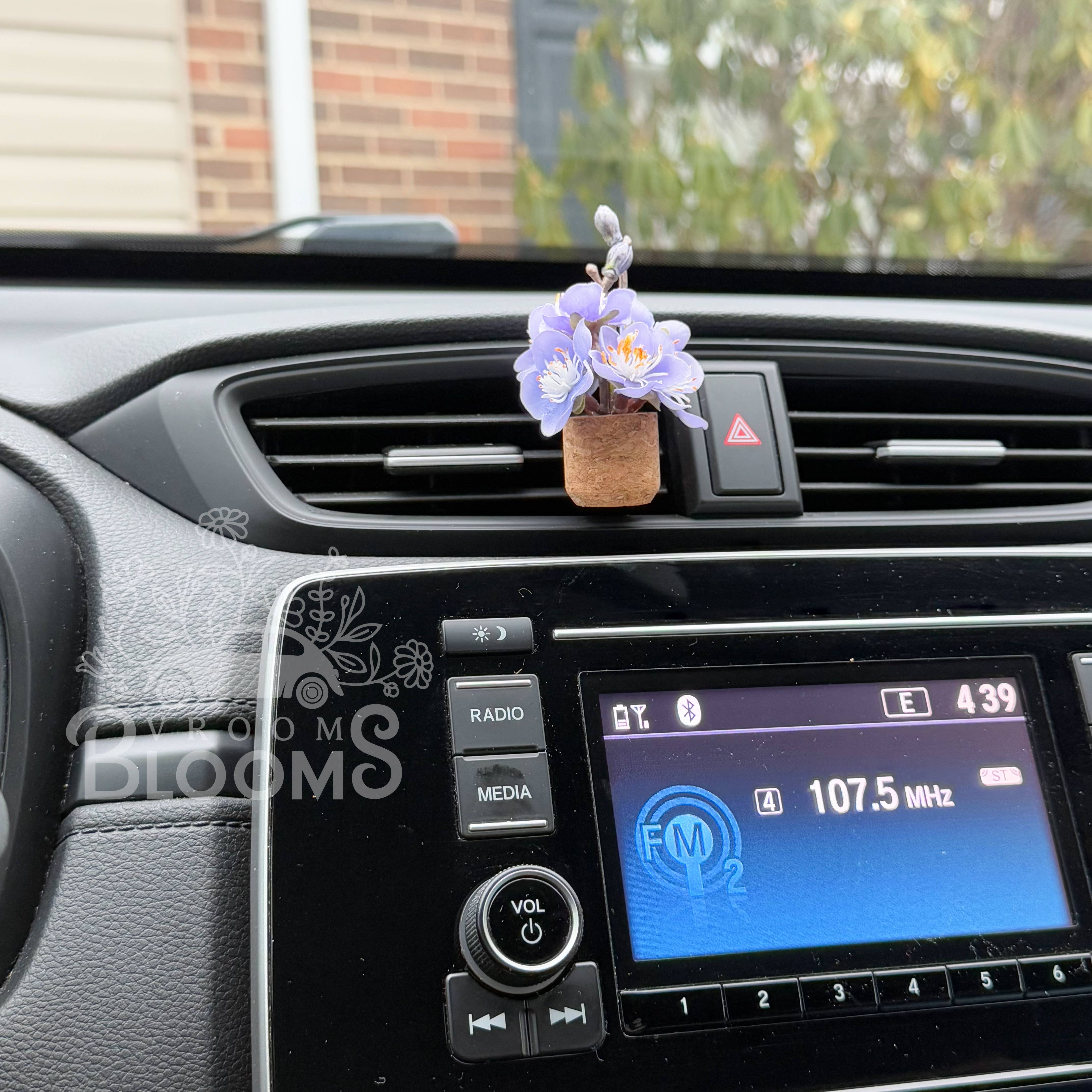 Purple Cherry Blossom Vent Clip Car Air Freshener (Reusable) - The Elevated Hippie