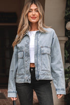 Beau Blue Jacket boho clothing, festival outfit, hippie style apparel | Elevated Hippie