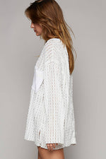 Women's Long Sleeve Knit Top – Round Neck, Front Pocket, Relaxed Fit - The Elevated Hippie