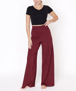 Women's Ponte Wide Leg Pants – Full Length, High Waist - The Elevated Hippie