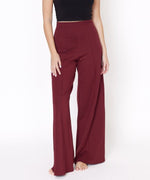 Women's Ponte Wide Leg Pants – Full Length, High Waist - The Elevated Hippie