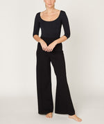 Women's Ponte Wide Leg Pants – Full Length, High Waist - The Elevated Hippie