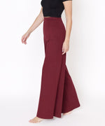 Women's Ponte Wide Leg Pants – Full Length, High Waist - The Elevated Hippie