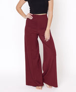 Women's Ponte Wide Leg Pants – Full Length, High Waist - The Elevated Hippie