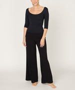 Women's Ponte Wide Leg Pants – Full Length, High Waist - The Elevated Hippie