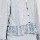 Cozy Boho Set: Crochet Jacket with Bell Bottom Pants - The Elevated Hippie