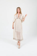 Yute Ibiza Bohemian Butterfly-Sleeve Dress - The Elevated Hippie