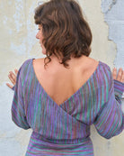 Cotton Knit V-Neck Dress - The Elevated Hippie